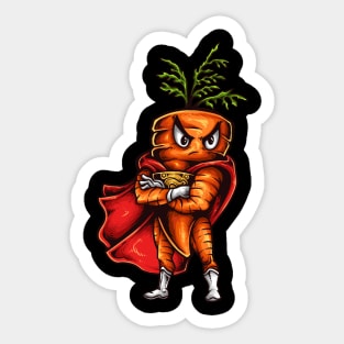 Carrot hero Sticker